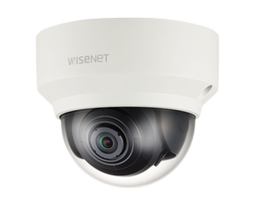 HANWHA VISION  XND-6010               Indoor dome camera, 2MP @60fps 2.4mm fixed lens, H.265/H.264 IK08