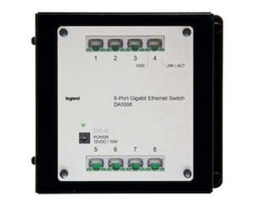 ON-Q/LEGRAND  DA1015V1  DA1015-V1      Ethernet Switch, 5-Port Gigabit, Desktop Mount