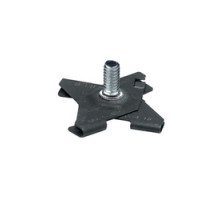 PANAVISE  863               CCTV T-Bar Ceiling Clip Base - Black