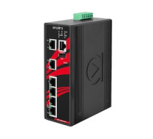 ANTAIRA TECHNOLOGIES LLC LMP-0600-24-T-V2   6-Port Industrial PoE+ Managed Ethernet Switches w/4 10/100Tx 30W/Port and 2 10/100Tx, 12-36VDC, -40-75C- Version 2 Hardware