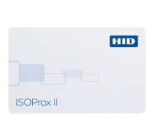 HID GLOBAL CORPORATION  1386LGGMV      ISOProx II Card, PVC, Prog, Front: White PVC w/ Gloss Finish, Back: White PVC w/ Gloss Finish, Seq Match Encoded/Print, Vertical Slot Punch, Print Horizontal Slot Indicators