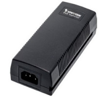 VIVOTEK  AP-GIC-010A-030      PoE Injector, 1-Port, RJ45 Connector, Indoor, 100/240 Volt AC at 50/60 Hertz, 35 Watt, 146 MM Length x 64 MM Width x 42 MM Height