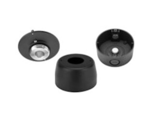 PELCO  EVO-05-LBK      Network Camera Mounting Kit, Outdoor, Pendant Mount, Back Box, Sunshield, Black, for 5 MP Network Camera