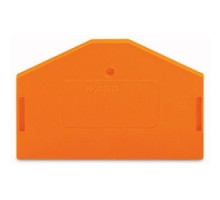 WAGO CORPORATION  281-313      END AND INTERMEDIATE PLATE 2.5 MM / 0.098 IN THICK ORANGE