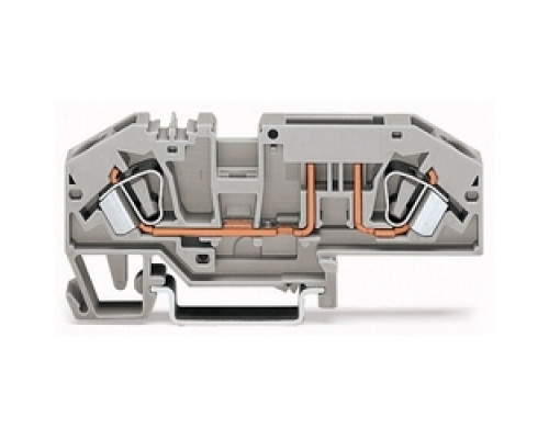 WAGO CORPORATION  282-696      2-conductor Fuse Terminal Block For Mini-automotive Blade-style Fuses; With Test Option; Without Blown Fuse Indication
