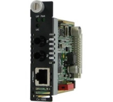 PERLE SYSTEMS 05051780   Gigabit Media Converter Module, 1000BASE-T RJ-45 100 m/328 ft, To 1000BASE-ZX 1550 nm Single-mode ST 160 km/100 Miles