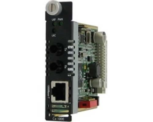 PERLE SYSTEMS 05052780   Managed Gigabit Media Converter Module, 1000BASE-T RJ-45 100 m/328 ft, To 1000BASE-ZX 1550 nm Single-mode ST 160 km/100 Miles. Managed or Unmanaged Operation