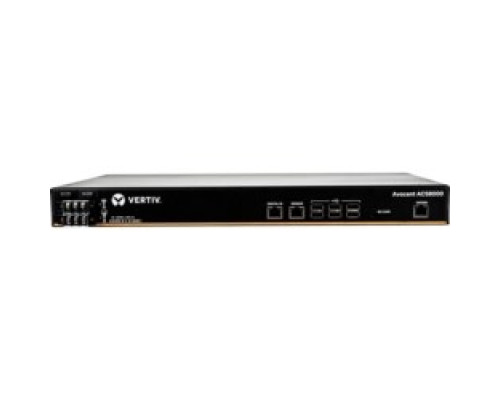 VERTIV  ACS8032MDDC-400      Vertiv Avocent ACS 8000 32-Port Serial Console Server, Dual Internal DC Power Supply, Analog Modem