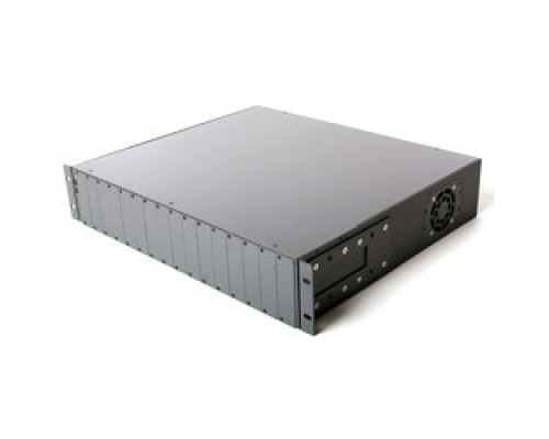 ANTAIRA TECHNOLOGIES LLC  FCU-RACK16-DC      16-Slot Unmanaged Universal Media Converter Rack, w/1 DC Power Supply