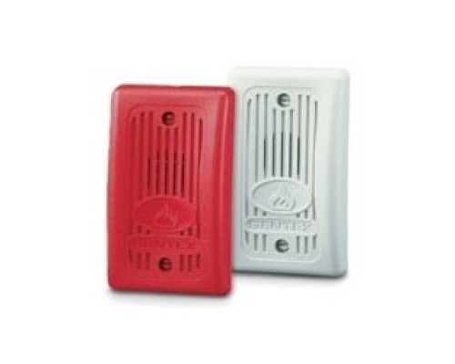 GENTEX CORP  904-1277-002  GX93-W              Audible Signal Mini Horn, Low Current, 24 VDC, 22 Milliampere, 3100 Hertz, 81/86 dB, 2.84