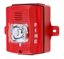 SILENT KNIGHT - HONEYWELL FIRE  P2RHK-120               Horn/Strobe, 120 V AC Selectable Output, Outdoor, Wall Mount, with Backbox, Red