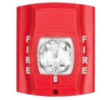 SYSTEM SENSOR  SR               Strobe, Standard-candela, Indoor, Wall Mount, Red