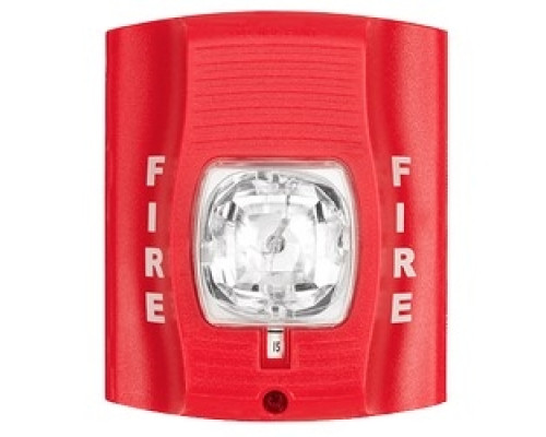 SYSTEM SENSOR  SR               Strobe, Standard-candela, Indoor, Wall Mount, Red