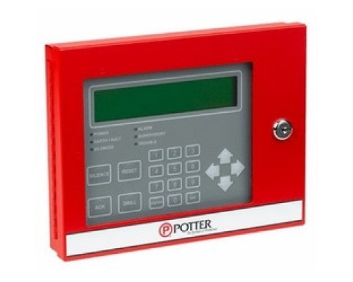 POTTER ELECTRIC  3992660  RA-6500              LCD Remote Annunciator, 4-Line 40 Character LCD, 6500’ Wire, 22 to 14 AWG, 20 Milliampere Standby, 25 Milliampere Alarm, 10
