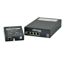 ALTRONIX  EBRIDGE4SK      EoC 4 Port Adapter Kit, 100Mbps, Enables 4 IP Devices over Single Coax, Receiver Requires 51-56VDC, Includes Receiver and Transceiver/Switch