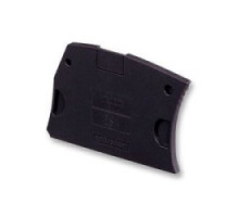 TE-ENERGY  1SNK505910R0000      End Section Cover, Dark Gray, 2.2 mm, Installation Temperature Range: -5 - 40 C, Operating Temperature Range: -55 - 110 C, Screw Clamp Terminal Blocks