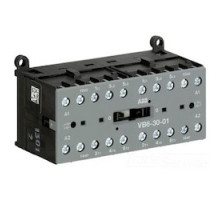 ABB  VB6-30-10-80      Mini Contactor, Mech Interlock, 12A, 2 NO Aux Cont, 220-240 V AC Coil