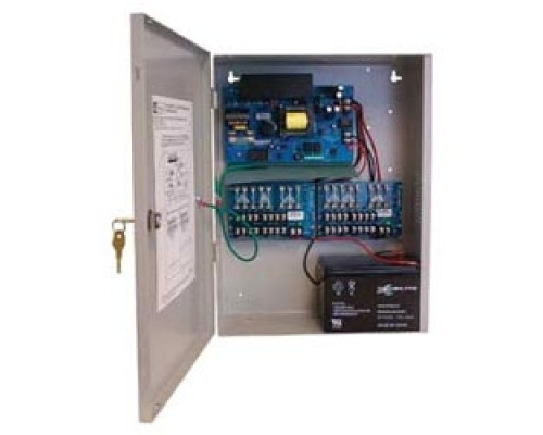 ALTRONIX  AL1012ULXPD16      Power Supply Charger, 16 Fused Outputs, 12VDC @ 10A, 115VAC, BC400 Enclosure