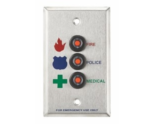 ALARM CONTROLS  RP-46      Three DPDT Indicating Shunt Switches