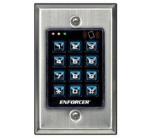 SECO-LARM USA INC  SK-1131-SPQ      Access Control Keypad, Indoor, Illuminated, 12 to 24 Volt AC/DC, 160 Milliampere, 2-7/8