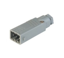 LUMBERG AUTOMATION  932143106  STAS 3 N GREY      STAS 3 N grey; Cable Plug with strain relief, 3 contacts + PE, male, PG11
