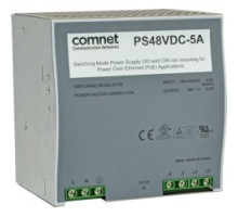 COMNET COMMUNICATION NETWORKS  PS48VDC-5A               48VDC @ 5 Amp power supply for the CNGE2FE8MSPOE