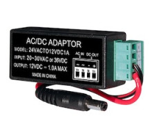 LIBERTY SECURITY  L24ACTO12DC1A               24VAC TO 12VDC CONVERTER -  SCREW TERM TO DC MALE