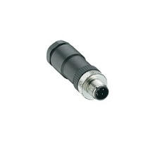 LUMBERG AUTOMATION  600005193  RSC 4/DUO      M12 Micro Field attachable connector, Duo male connector, 4-pole with threaded joint, for two cable connections, assembling with screw terminals.