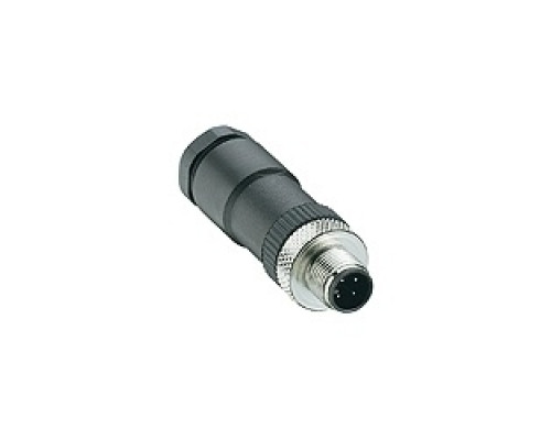 LUMBERG AUTOMATION  600005193  RSC 4/DUO      M12 Micro Field attachable connector, Duo male connector, 4-pole with threaded joint, for two cable connections, assembling with screw terminals.