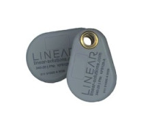 LINEAR CORPORATION  830-00440  KFB125-H      Credential, Keyfob, 125 kHz, HID Compatible, 25 Pk