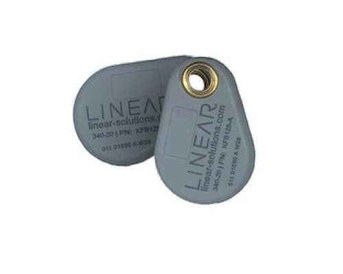 LINEAR CORPORATION  830-00440  KFB125-H      Credential, Keyfob, 125 kHz, HID Compatible, 25 Pk