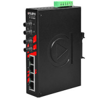 ANTAIRA TECHNOLOGIES LLC LNX-0602-ST-S3-T   6-Port Industrial Unmanaged Ethernet Switch, w/2 100Fx ST Single-mode 30Km, EOT -40C - 75C