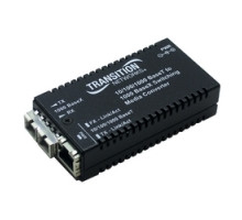 LANTRONIX  M/GE-ISW-LX-01      Media Converter, Mini, 10/100/1000Base-T to 1000Base-LX, Single-Mode, 24 to 36 Volt AC, 12 to 24 Volt DC, 1.2 Watt, 10240 Byte Frame, 1.8
