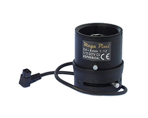 AXIS COMMUNICATIONS  5500-871      Vari-focal Megapixel Lens 2.4-6 mm - DC-iris for P1344 and 211M/223M, Includes CS-mount Ring for 223M