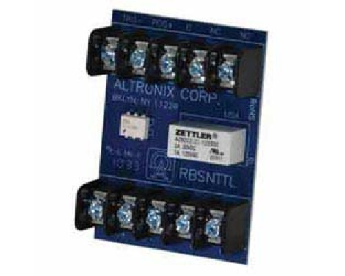 ALTRONIX  RBSNTTL      Relay Module, Ultra Sensitive, 12/24VDC, DPDT Contacts @ 1A - 120VAC or 2A - 28VDC