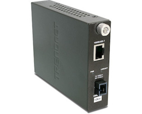 TRENDNET TFC-1000S10D5   Intelligent 1000Base-T to 1000Base-LX Dual Wavelength Single-mode SC Fiber Converter 10km/6.2miles