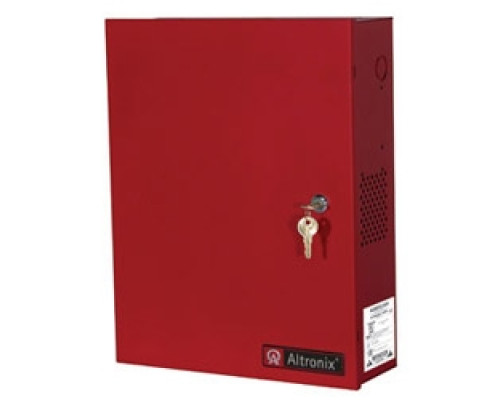 ALTRONIX  AL802ULADA               NAC Power Supply, 2 Class A or 4 Class B Outputs, 24VDC @ 8A, 115VAC, Red BC400 Enclosure