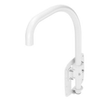 HANWHA VISION  SBP-300LMW               Parapet Mount Accessory compatible with all full size outdoor PTZs and all caps, White