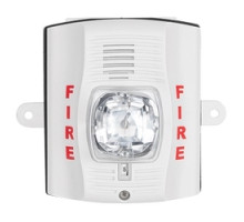 SYSTEM SENSOR  P2WHK               Horn/Strobe, 2-wire, High-candela, Outdoor, Wall Mount, with Backbox, White