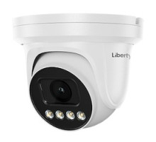 LIBERTY SECURITY  L3IP8TFCS               Liberty L3 IP Turret, 8MP 2.8mm Full Color 100’ WDR PoE SD IP66 Mic