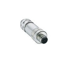LUMBERG AUTOMATION  600003994  RSCS 4/9      M12 Micro Field attachable connector, male connector 4-pole with threaded joint, shieldable, assembling with screw terminals.