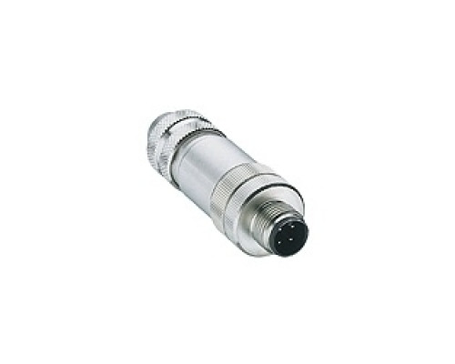 LUMBERG AUTOMATION  600003994  RSCS 4/9      M12 Micro Field attachable connector, male connector 4-pole with threaded joint, shieldable, assembling with screw terminals.