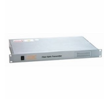 KBC NETWORKS  FPVG16-DB1-MT-R      16-ch point-to-point simplex video transmitter, 1-ch bi-directional RS232/422/485 data1 fiber, multimode, 12 dB optical loss budget. 1RU rack mount, ST connector, US power plug.