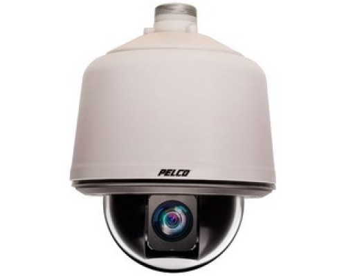 PELCO  S6230-EGL0               Network Camera, IP, PTZ Dome, Environmental, Pendant Mount, 2 Megapixel HD 30X, 4.3 to 129 MM Lens, 24 Volt AC/DC, Aluminum, Smoked Nylon Bubble, Gray Back Box, Low Light