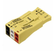 WAGO CORPORATION  873-903/K194-4045  51200768      3-pole Pushwire connector for luminaire disconnect for switching and dimming applications