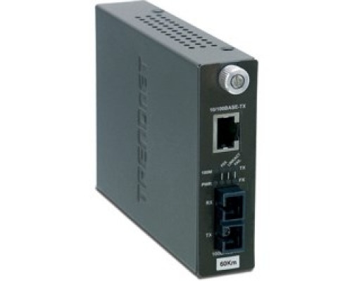 TRENDNET  TFC-110S60I      Intelligent 10/100Base-TX to 100Base-FX Single-mode SC Fiber Converter
