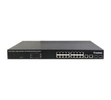 GEOVISION  84-POE2401-201U      Web Management Switch, 24-Port, 10/100BaseTX, 19