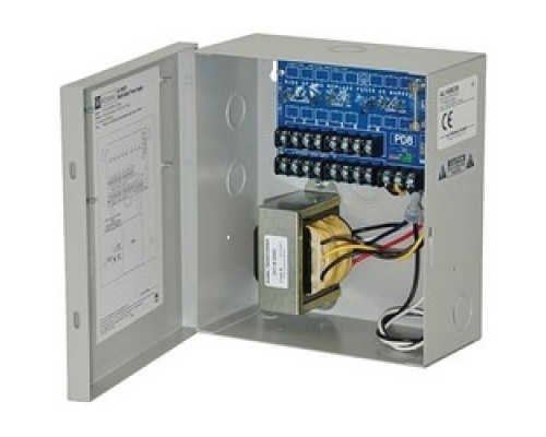 ALTRONIX  AL168CB      Power Supply, 8 PTC Outputs, 16VAC @ 6A, 115VAC, BC100 Enclosure