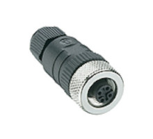 LUMBERG AUTOMATION  600005174  RKC 4/7      CONNECTOR; M12 FA FEMALE STRAIGHT; 4 POLE; 3-6.5MM CABLE OD