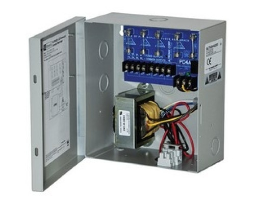 ALTRONIX  ALTV244220      CCTV Power Supply, 4 Fused Outputs, 24/28VAC @ 4A, 220VAC, BC100 Enclosure